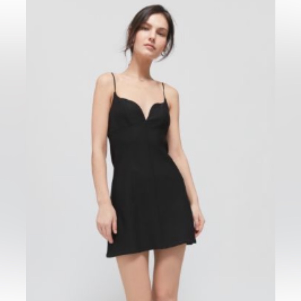 Urban outfitters Ari plunging bustier mini dress xs